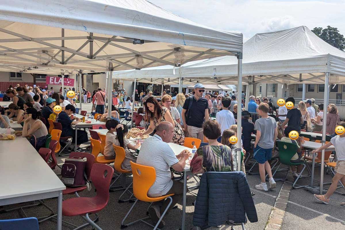 repas - fête groupe scolaire SLNDBA
